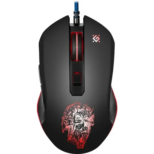 Мышь проводная Defender Sleipnir GM-927, игровая, оптическая, USB, 12800dpi, черный [52927]