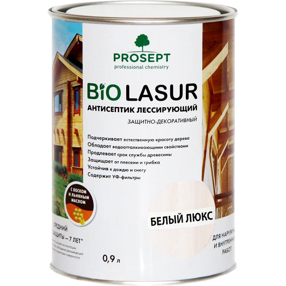 Лессирующий защитно-декоративный пропитка PROSEPT BIO LASUR 032-09