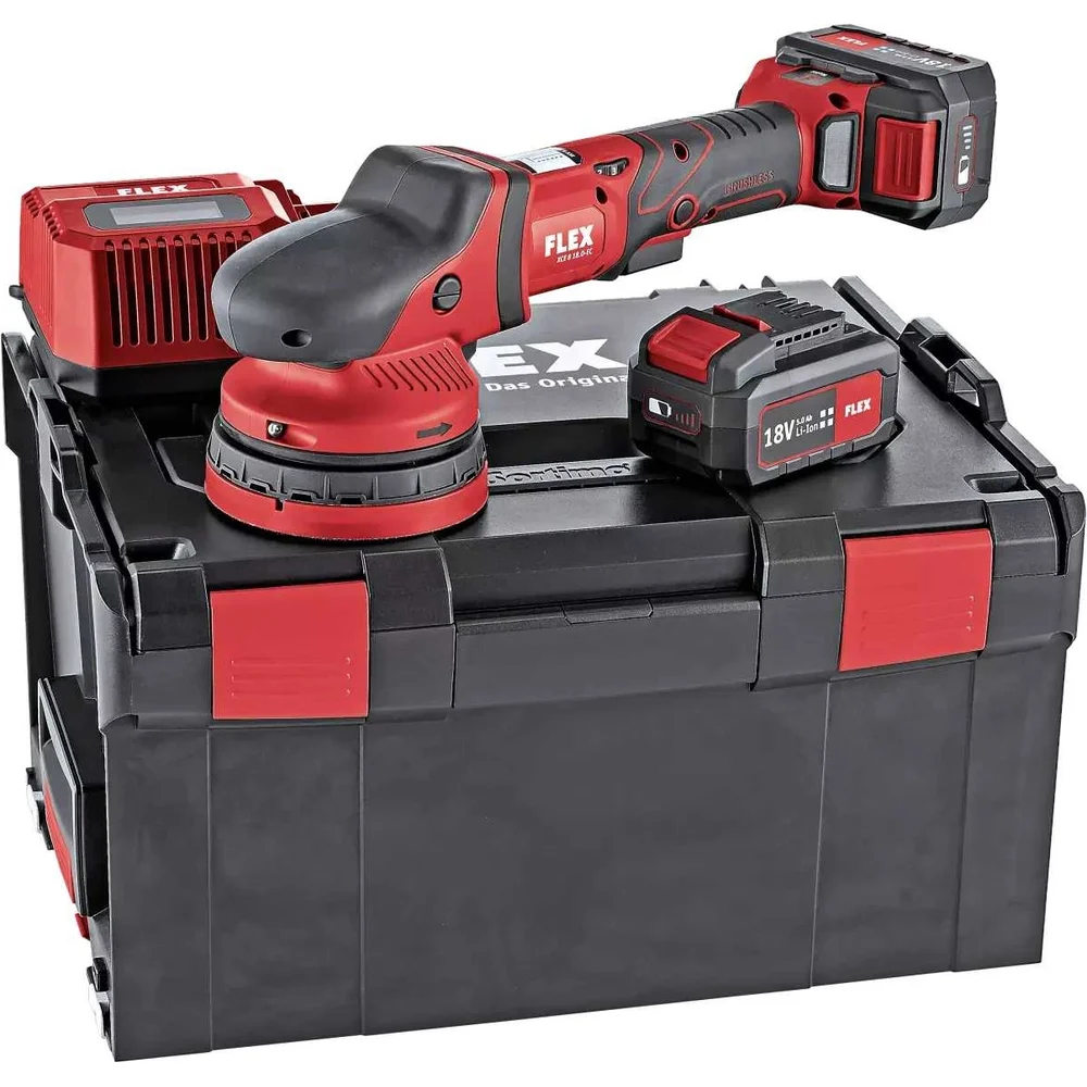Эксцентриковая шлифмашина FLEX XCE 8 125 18.0-EC/5.0 Set 438413