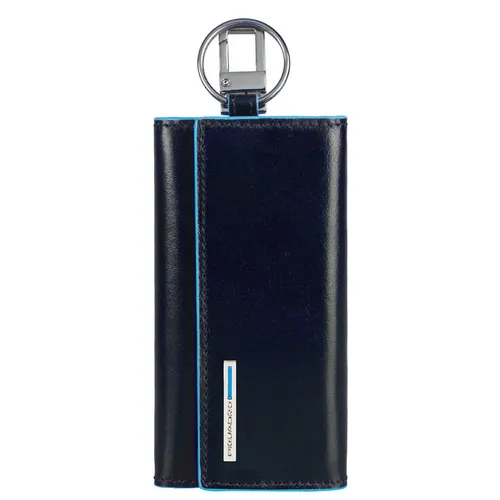Ключница Piquadro Blue Square, кожа натуральная, синий [pc1397b2/blu2]