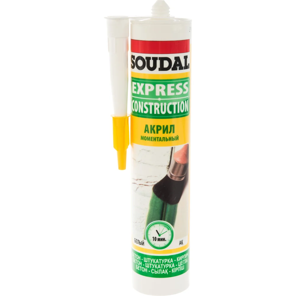 Моментальный акриловый герметик Soudal 122879
