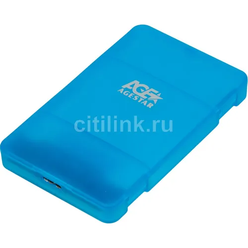 Внешний корпус для HDD/SSD AgeStar 3UBCP3, синий
