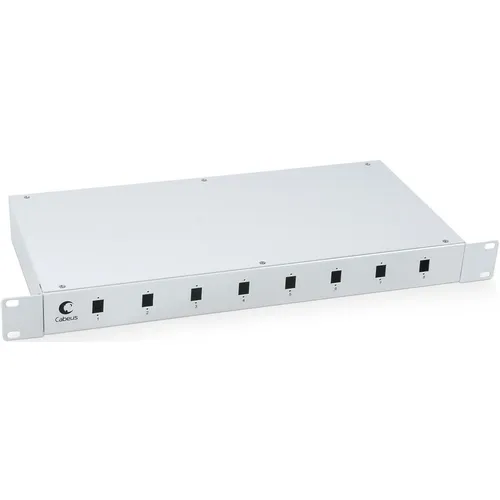 Кросс Cabeus FO-19-8SC 1U 8xSC/LC дупл.