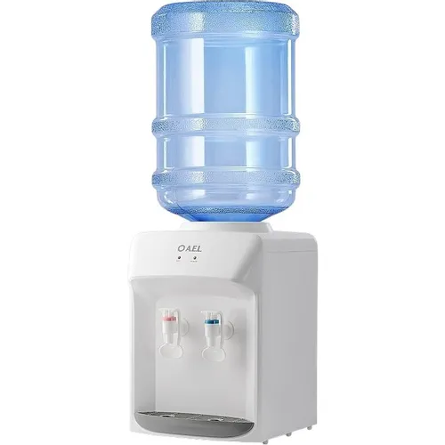 Кулер AEL TD-111, настольный, электронный, push - кран, белый
