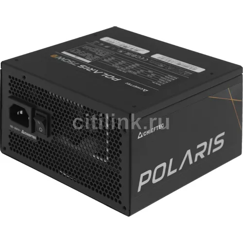 Блок питания CHIEFTEC Polaris PPS-750FC, 750Вт, 80 PLUS GOLD, 120мм, черный, retail