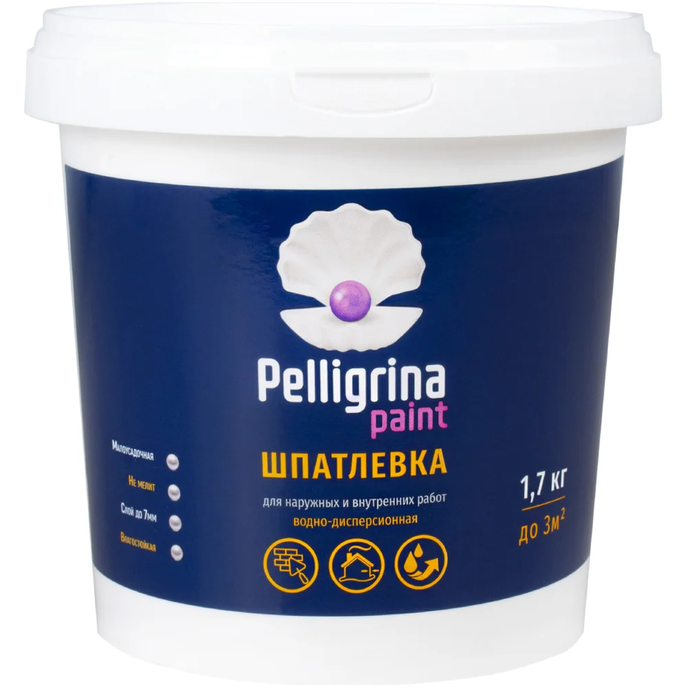 Универсальная акриловая шпатлевка PELLIGRINA PAINT 231233