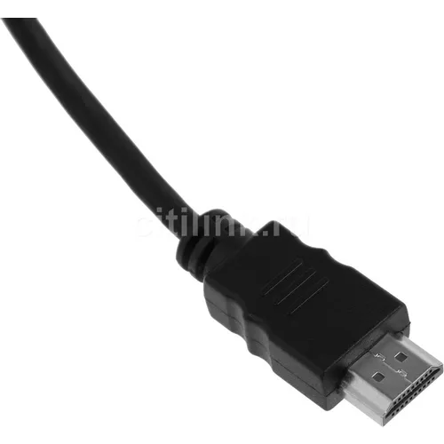 Кабель-переходник аудио-видео PREMIER 5-983AU, HDMI (m) - VGA (m), 10м, GOLD, черный [5-983au 10.0]