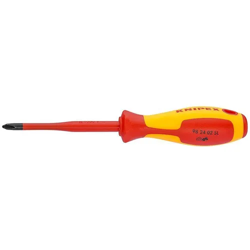 Отвертка KNIPEX KN-982401SL, PH1 длина стержня 80мм
