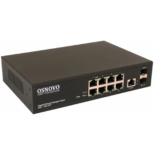 Коммутатор OSNOVO SW-70802/L2, управляемый