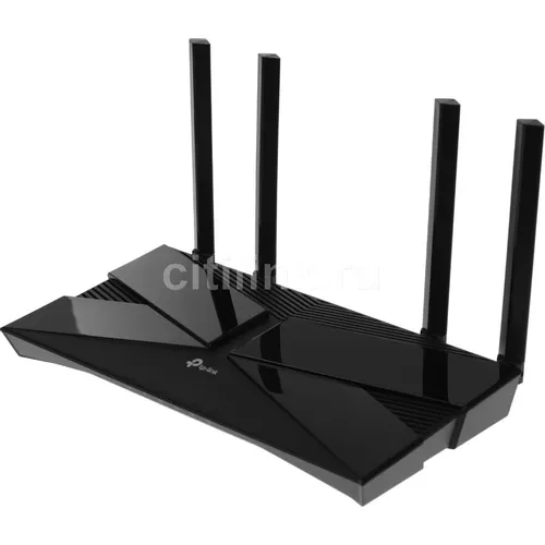 Wi-Fi роутер TP-LINK Archer AX10, Wi-Fi 6, AX1500, 2.4/5ГГц, 4 LAN, черный
