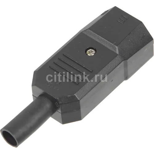 Вилка LanMaster LAN-IEC-320-C14, IEC 60320 C14 10A 250V black