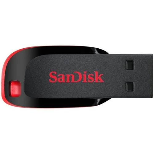 Флешка USB Sandisk Cruzer Blade 16ГБ, USB2.0, черный [sdcz50-016g-b35]