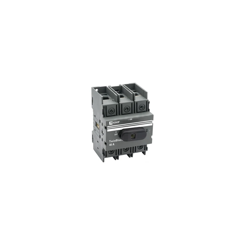 Рубильник для прямой установки EKF TwinBlock tb-40-3p-f