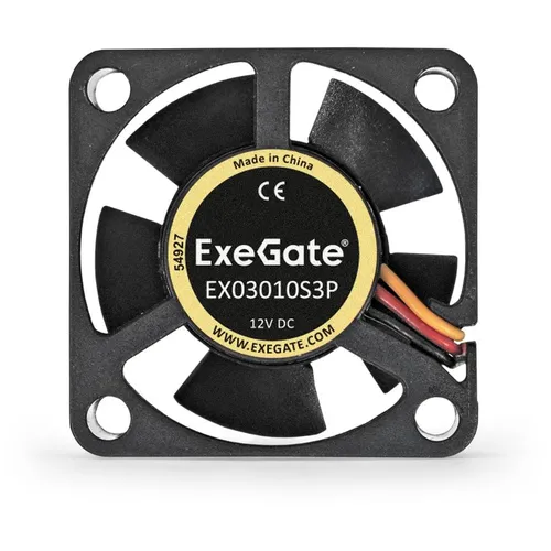Вентилятор EXEGATE EX281210RUS 30мм, 3-pin, 10000об/мин, 28.5 дБ, черный, OEM