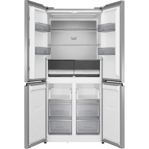 Холодильник трехкамерный MEFERI Comfort MFR83 Side by Side, инверторный, серебристый
