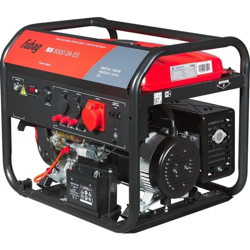 Бензиновый генератор FUBAG BS 8000 DA ES, 380/220 В, 9.5кВт, с АКБ [641088]