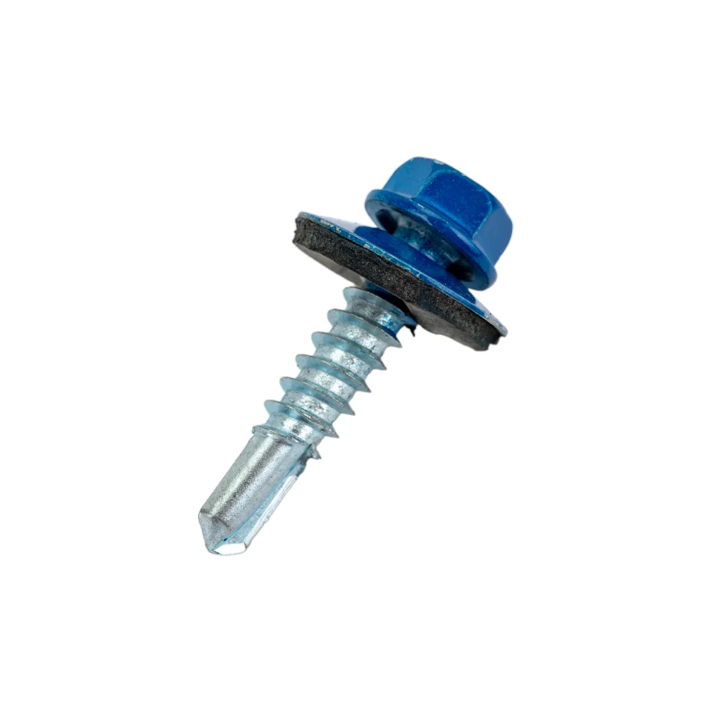 Кровельный саморез качественный крепеж 5,5/25 RAL5005200 синий (200 шт.) 1000713