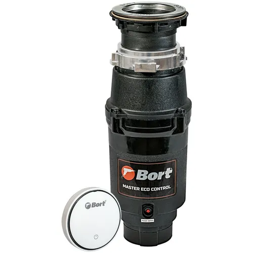 Измельчитель пищевых отходов Bort Master Eco Control 390Вт черный [93417999]