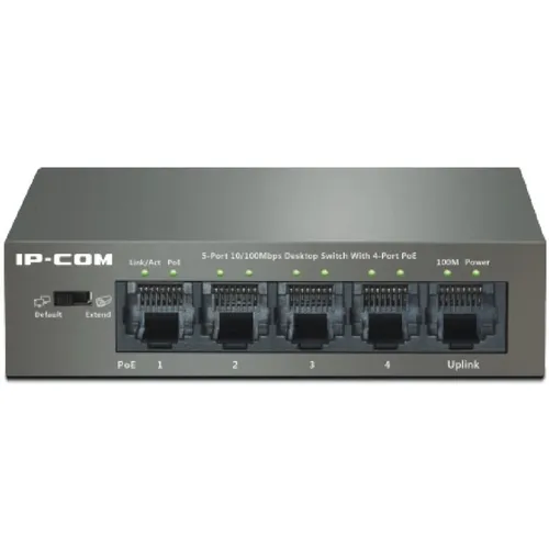 Коммутатор IP-COM F1105P-4-63W, неуправляемый