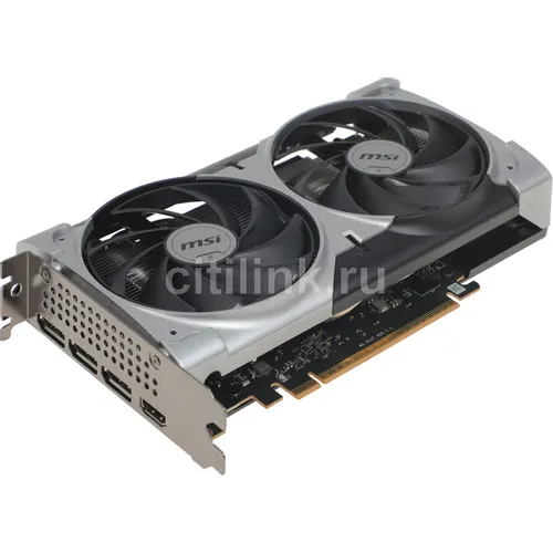 Видеокарта MSI NVIDIA GeForce RTX 5060 RTX 5060 8G VENTUS 2X 8ГБ Ventus 2X, GDDR7, Ret