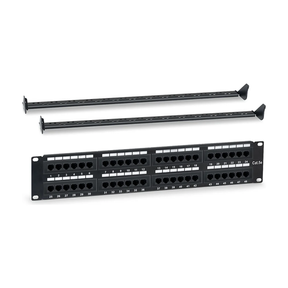 Патч-панель WRline 19" WR-pL-48-с5e-D (2U) 505209