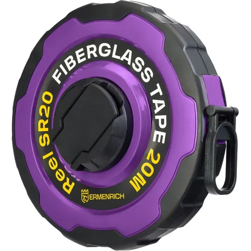 Мерная лента строительная ERMENRICH Reel SR20, 20м x15мм, с автостопом [84587]