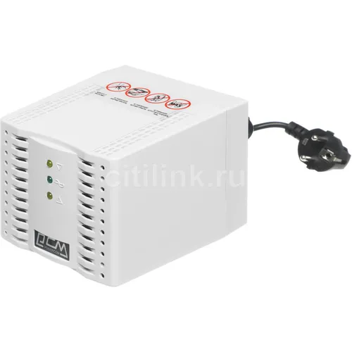 Стабилизатор напряжения POWERCOM TCA-1200 белый