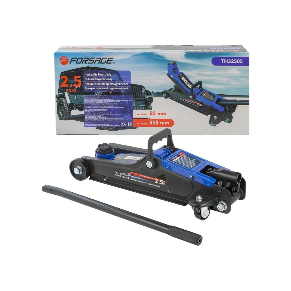 Подкатной гидравлический домкрат Forsage F-TH32505 52819
