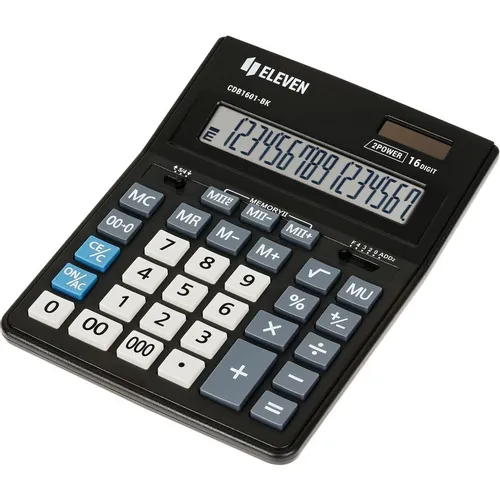 Калькулятор ELEVEN Business Line, CDB1601, 16-разрядный, черный