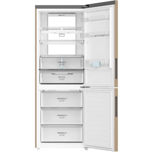 Холодильник двухкамерный HAIER C4F744CGGU1 инверторный, золотистый