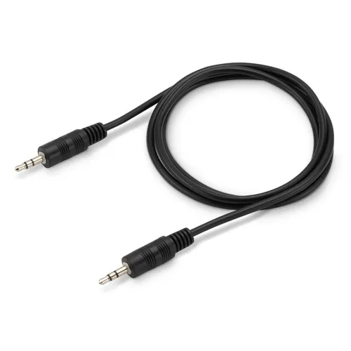 Кабель соединительный аудио Buro BAAC002-1, Jack 3.5 (m) - Jack 3.5 (m), 1м, черный