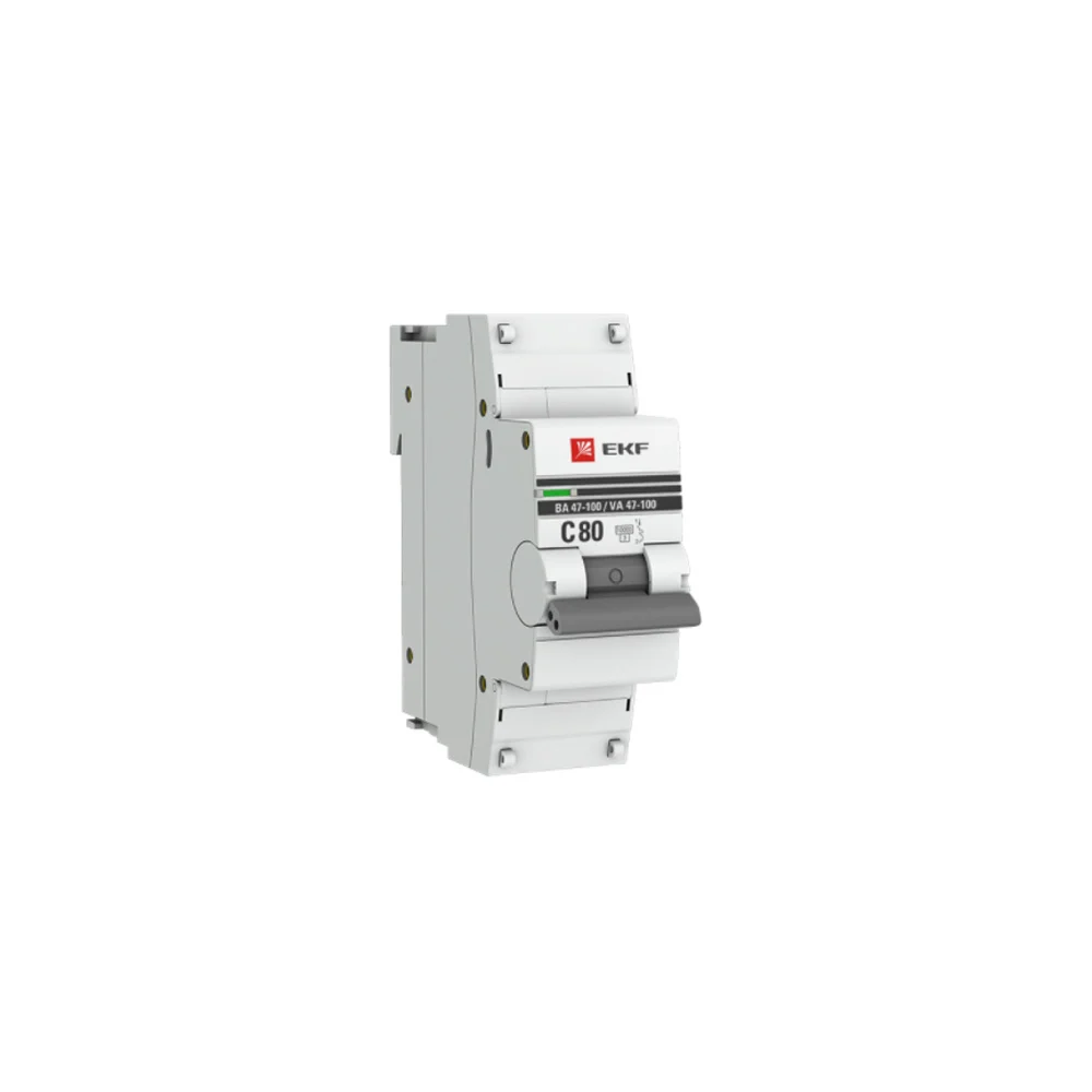 Автоматический выключатель EKF PROxima ВА 47-100 mcb47100-1-80C-pro