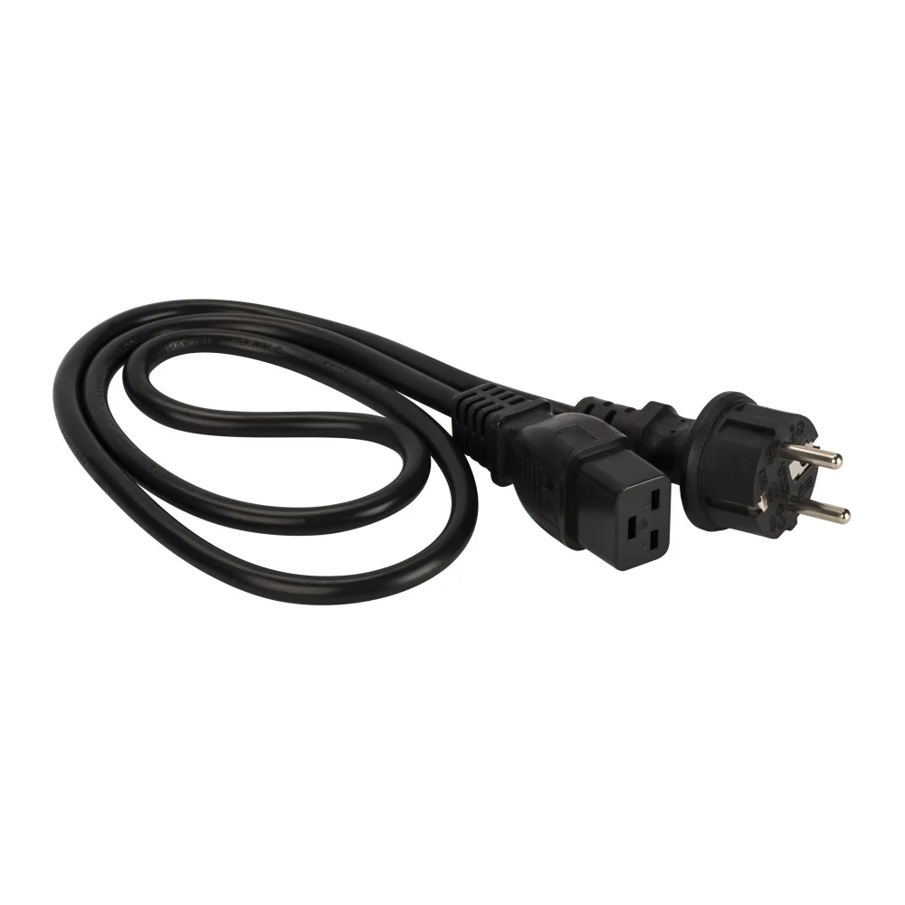 Шнур питания LANMASTER LAN-PP19/SH-2.0-BK