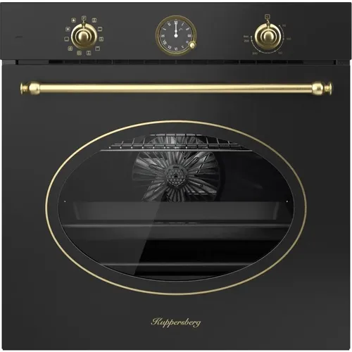 Духовой шкаф электрический KUPPERSBERG Classic SR 610 ANT, 80л, дверца с 3 стеклами, антрацит/бронза