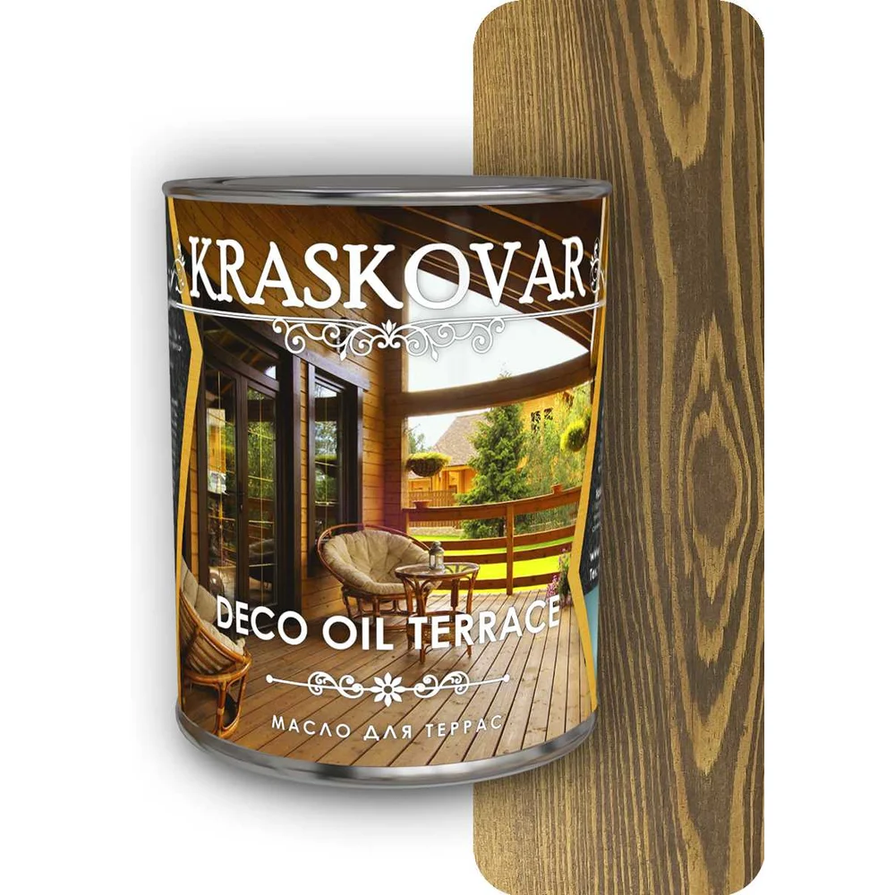 Масло для террас Kraskovar Deco Oil Terrace 1124