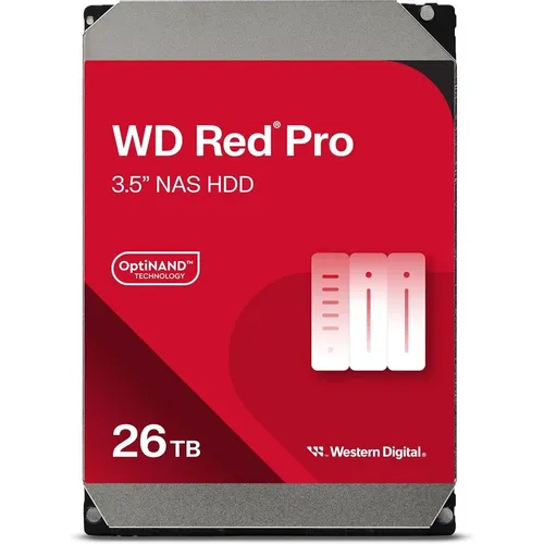Жесткий диск WD Red Pro WD260KFGX, 26ТБ, HDD, SATA III, 3.5"