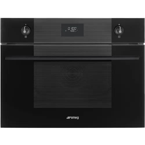 Встраиваемая микроволновая печь SMEG Linea SO4101M0B3, 40л, 800Вт, черный