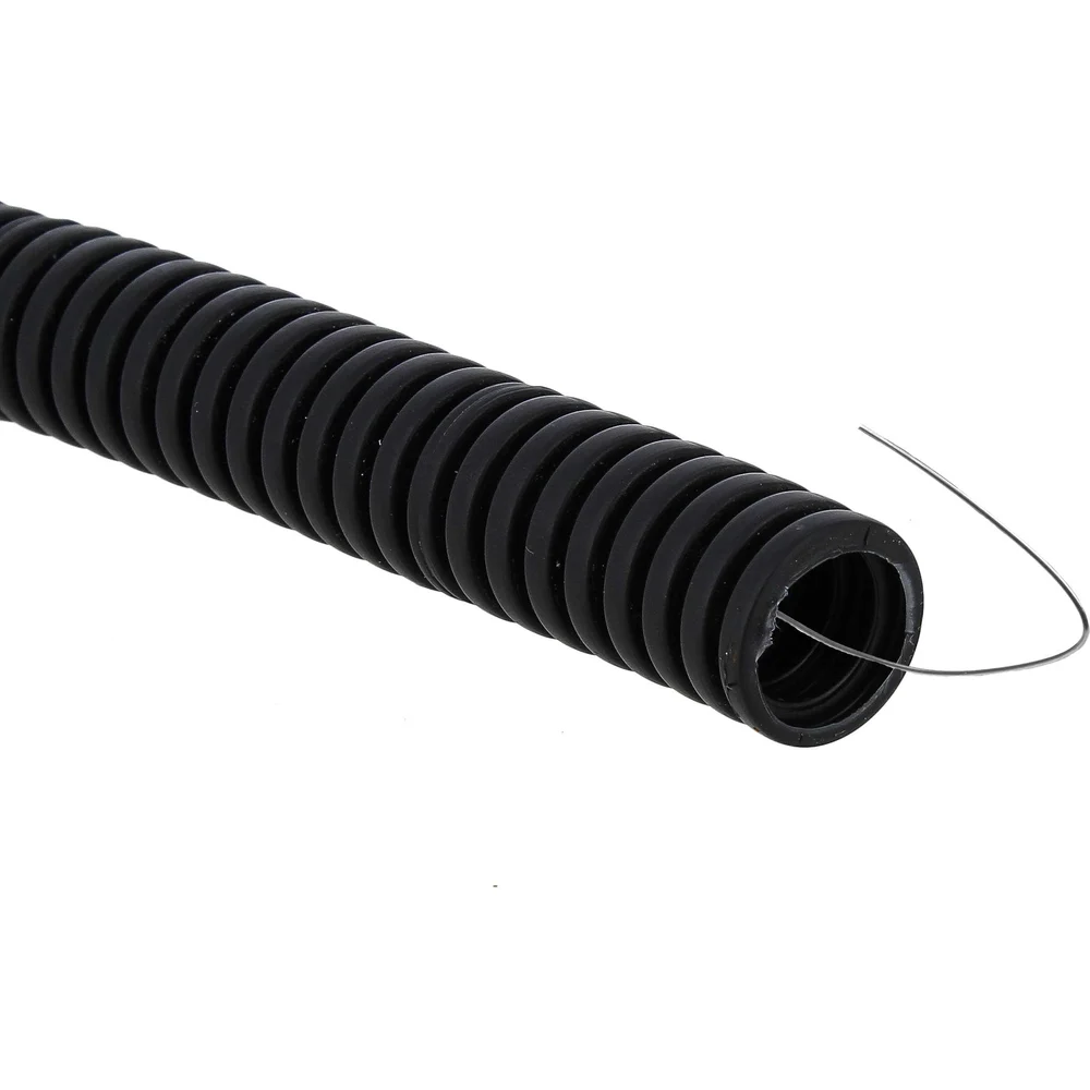Труба гофрированная EKF tg-z-16-100-black