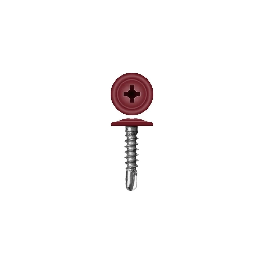 Самосверлящий винт HARDWEX ТМ HWX2-T-P5-4.2x19 мм, RAL 3005 (1000 шт.) 2500000024672