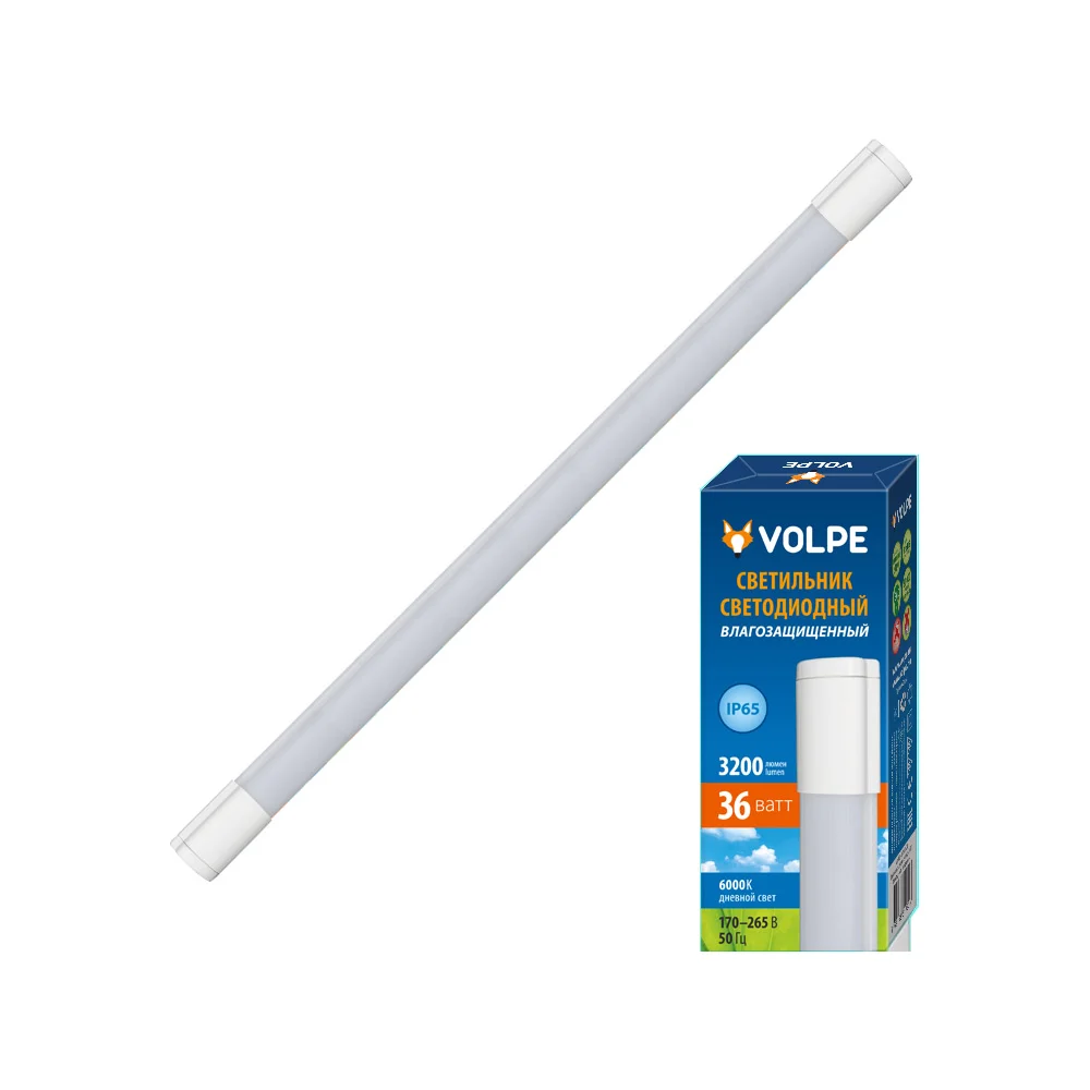 Накладной светодиодный светильник Volpe ULT-Q218 36W/DW IP65 WHITE UL-00002582