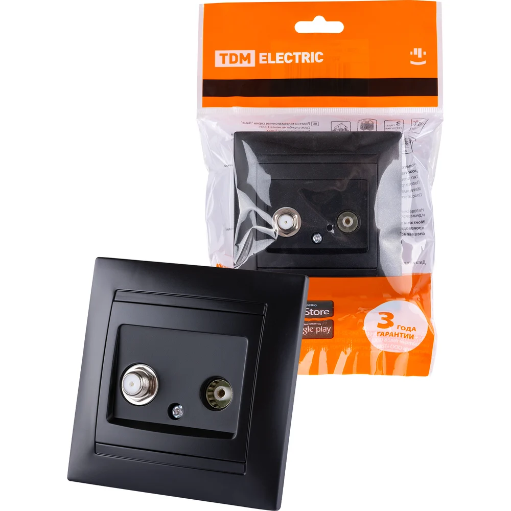 Розетка TV TDM ELECTRIC Лама SQ1815-0620