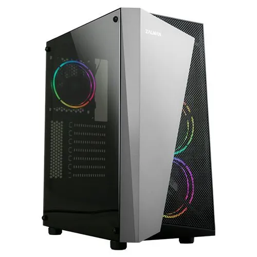 Корпус ATX Zalman S4 Plus, Midi-Tower, без БП, черный [s4 plus black]