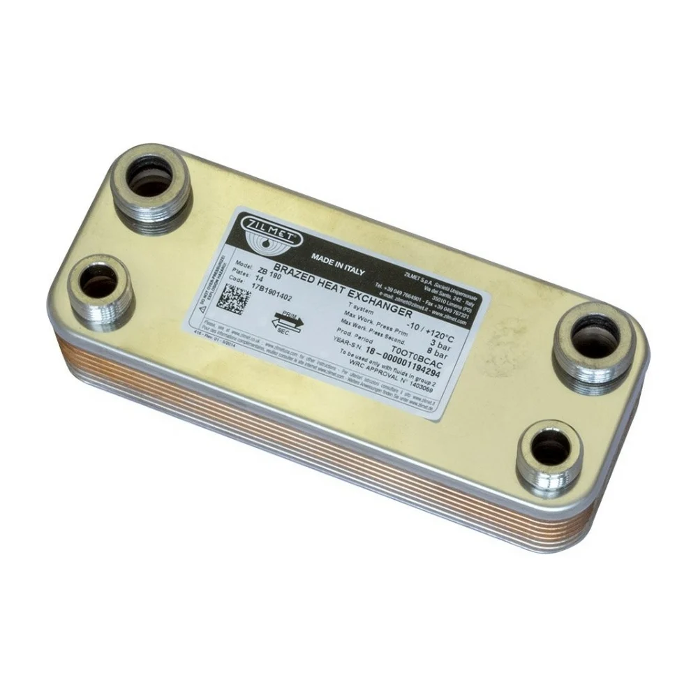 Паяный теплообменник Zilmet ZB190 - 14P 17B1901402