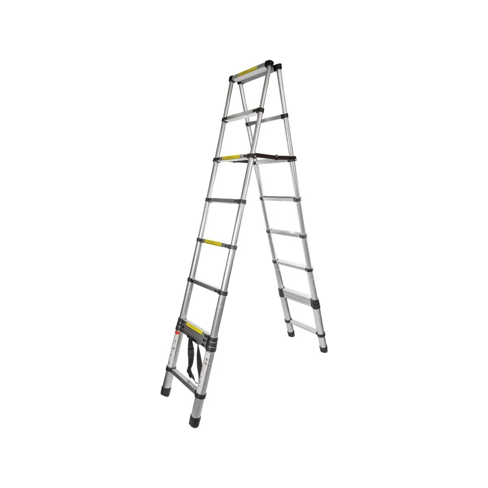Телескопическая двухсекционная лестница Forcekraft BL-TA290
