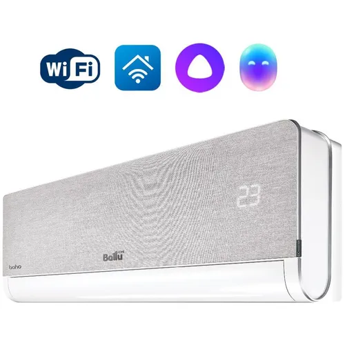 Сплит-система инверторная Ballu Boho BSNI-10HN8 настенная, до 26м2, 10000 BTU, с голосовым помощником, (комплект из 2-х коробок)