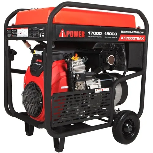 Бензиновый генератор A-IPOWER A17000TEAX, сварочный, 380/220 В, 17кВт, на колёсах с АКБ [20128]