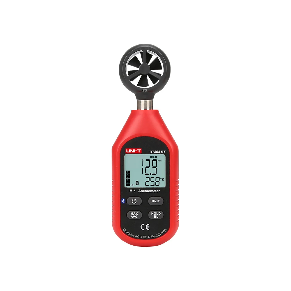 Цифровой анемометр-термометр UNI-T UT363BT 00-00011273