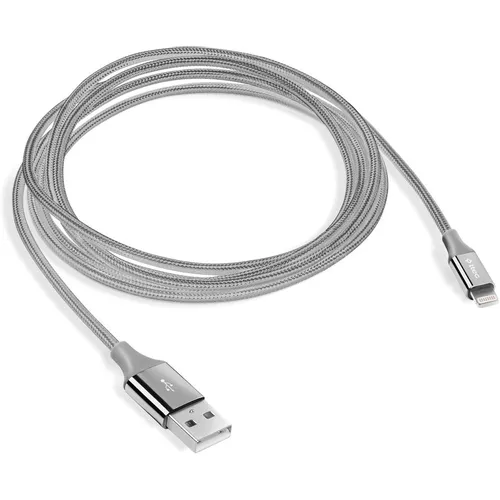Кабель TTEC 2DK16UG, Lightning (m) - USB (m), 1.2м, серый космос