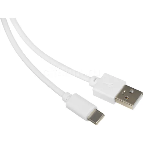 Кабель USB Type-C (m) - USB (m), 1м, 2A, белый