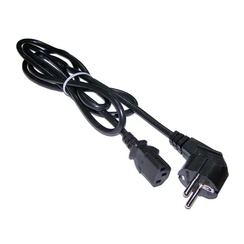Шнур питания Lanmaster (LAN-PP13/SHA-2.0-BK) C13-Schuko проводник.:3x0.75мм2 2м 220В 10А черный